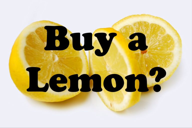 Buy a Used Lemon? The Law Offices of Robert J Nahoum