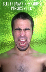 A man with his mouth open and his eyes closed.