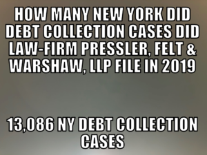 A picture of some debt collection cases in new york.