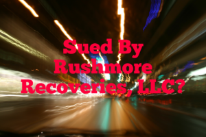 A blurry picture of some lights in the night.