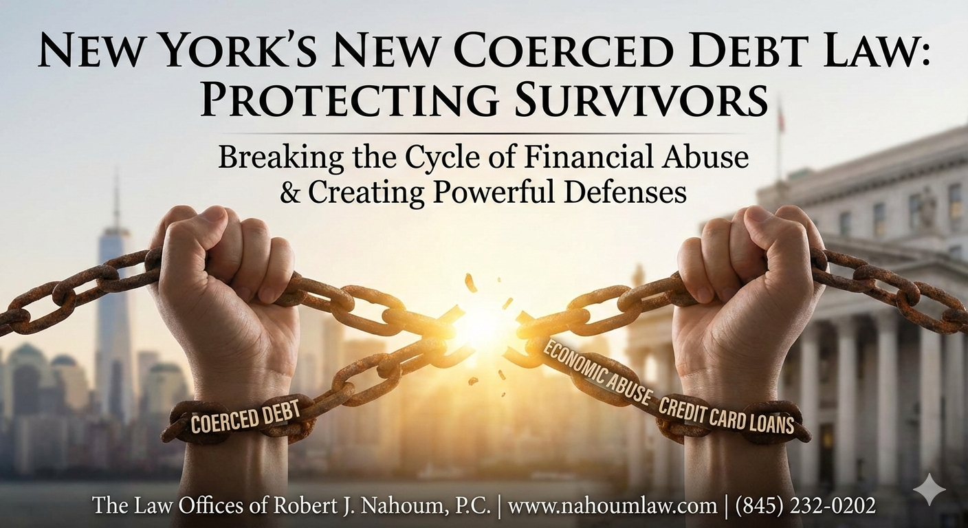 New York Passes Coerced Debt Law, A Critical Protection for Survivors of Economic Abuse