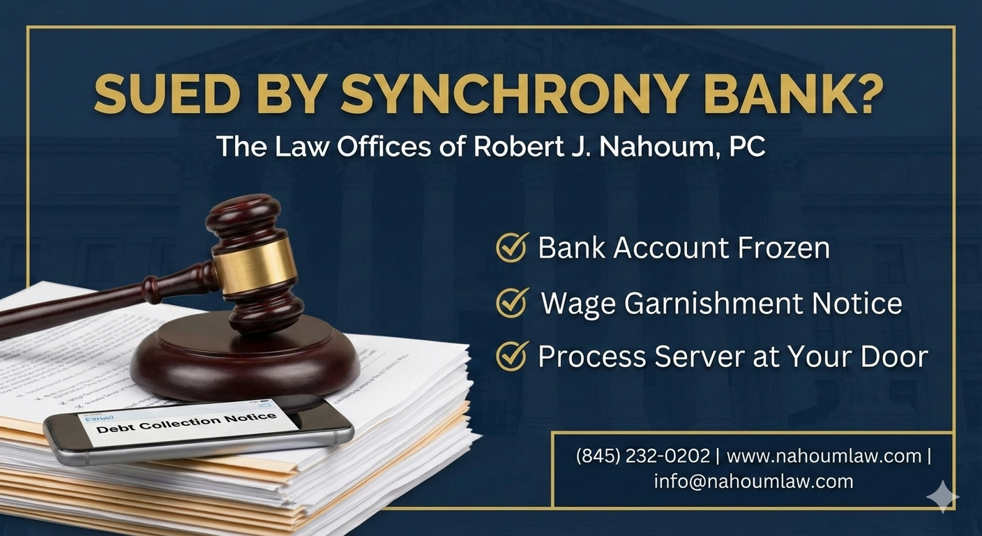 Sued by Synchrony Bank?