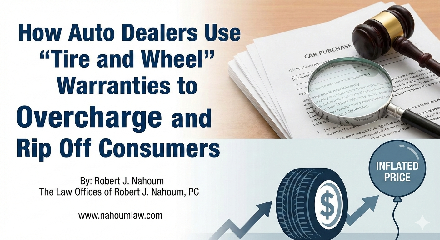 How Auto Dealers Use “Tire and Wheel” Warranties to Overcharge and Rip Off Consumers