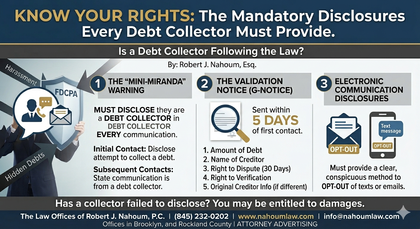Know Your Rights: The Mandatory Disclosures Every Debt Collector Must Provide