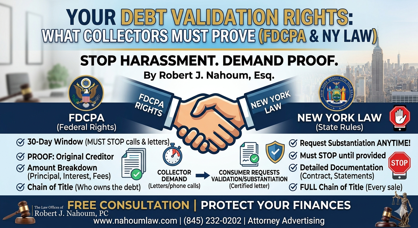 What Are Your Debt Validation Rights Under the FDCPA and New York Law?