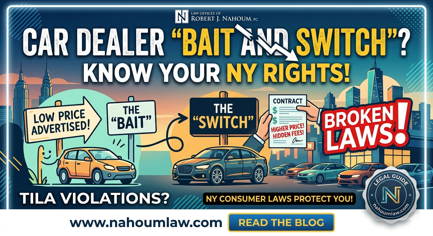 Caught in an Auto Dealer Bait and Switch? Know Your Rights