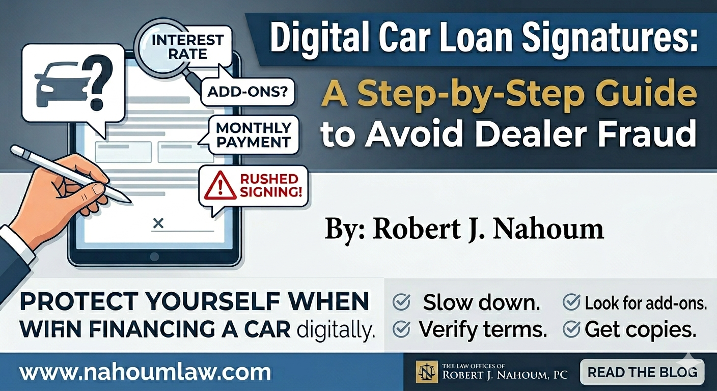 Digital Car Loan Signatures: A Step-by-Step Guide to Avoid Dealer Fraud