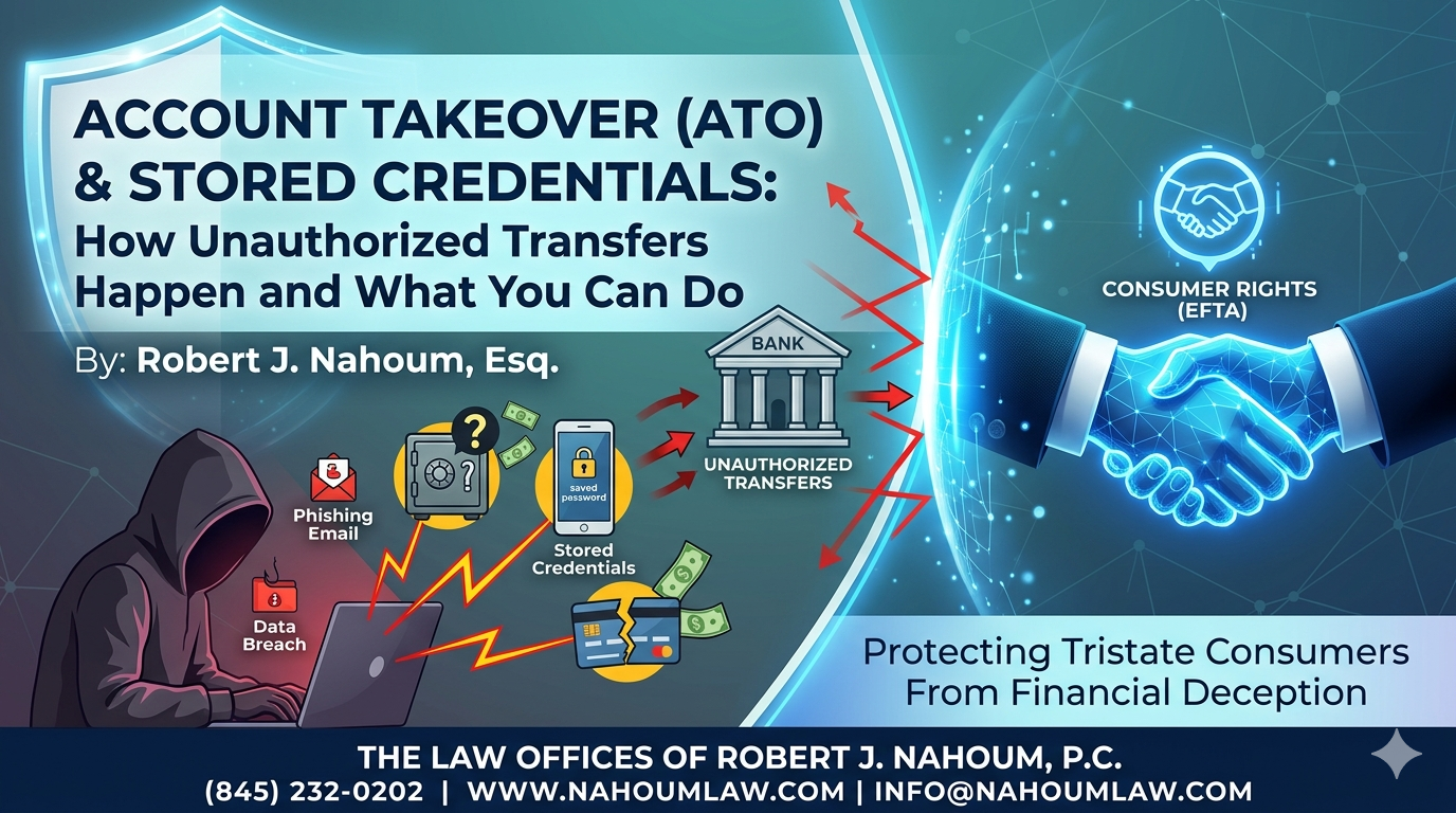 Account Takeover (ATO) & Stored Credentials: How Unauthorized Transfers Happen and What You Can Do