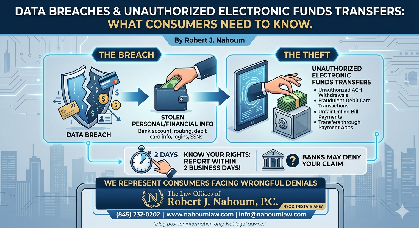 Data Breaches and Unauthorized Electronic Funds Transfers: What Consumers Need to Know