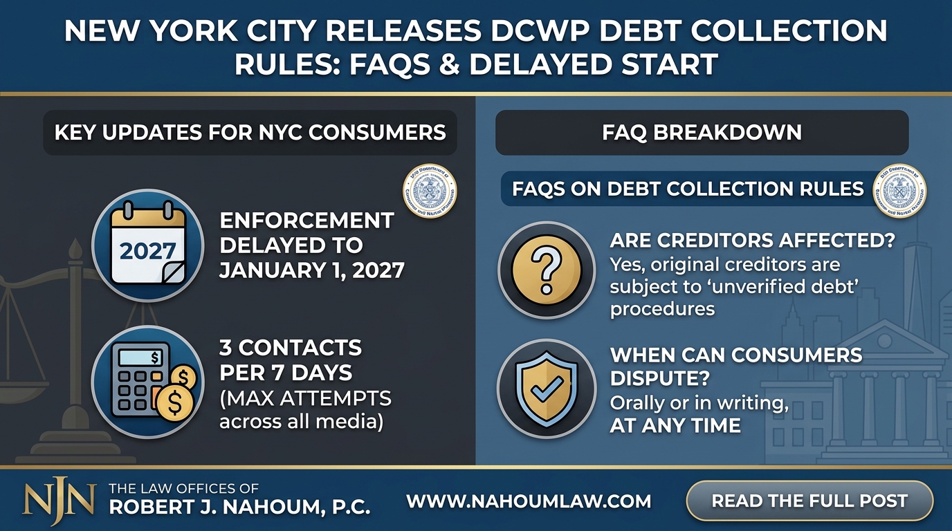NYC DCWP Debt Collection Rules FAQ: 2027 Compliance Guide